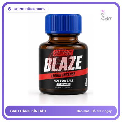 Chai hít tăng khoái cảm kích thích Popper BLAZE 20ml Chính hãng