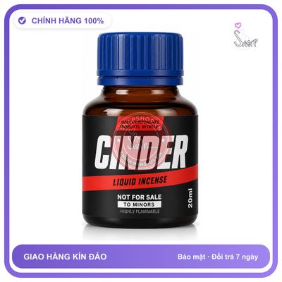 Chai hít tăng khoái cảm kích thích Popper CINDER 20ml Chính hãng