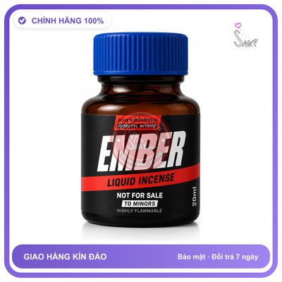 Chai hít tăng khoái cảm kích thích Popper EMBER 20ml Chính hãng