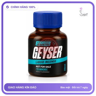 Chai hít tăng khoái cảm kích thích Popper GEYSER 20ml Chính hãng