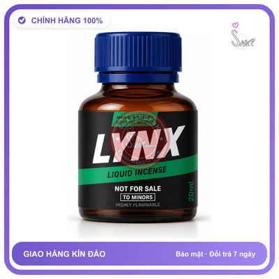 Chai hít tăng khoái cảm kích thích Popper LYNX 20ml Chính hãng