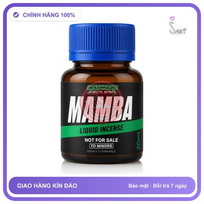 Chai hít tăng khoái cảm kích thích Popper MAMBA 20ml Chính hãng