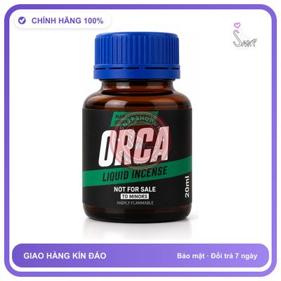 Chai hít tăng khoái cảm kích thích Popper ORCA 20ml Chính hãng
