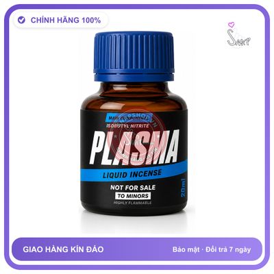 Chai hít tăng khoái cảm kích thích Popper PLASMA 20ml Chính hãng