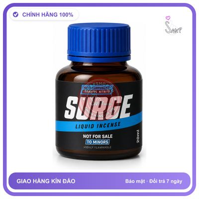 Chai hít tăng khoái cảm kích thích Popper SURGE 20ml Chính hãng