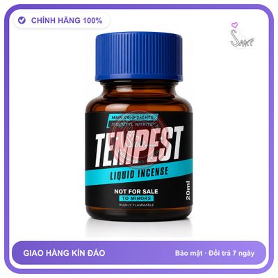 Chai hít tăng khoái cảm kích thích Popper TEMPEST 20ml Chính hãng