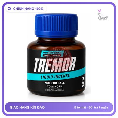 Chai hít tăng khoái cảm kích thích Popper TREMOR 20ml Chính hãng
