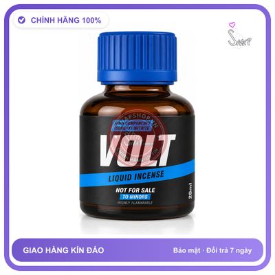 Chai hít tăng khoái cảm kích thích Popper VOLT 20ml Chính hãng