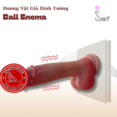 (Snapshop) Dương Vật Dính Tường Ball Enema Tỏa Nhiệt Rung Tự Động Chính Hãng