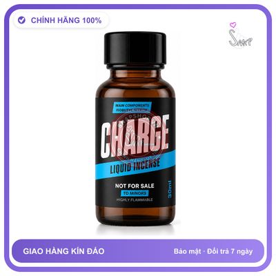 Chai hít tăng khoái cảm kích thích Popper CHARGE 30ml Chính hãng