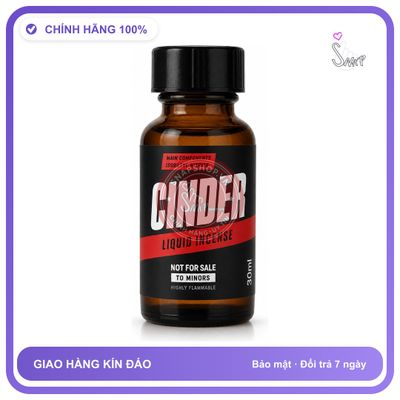 Chai hít tăng khoái cảm kích thích Popper CINDER 30ml Chính hãng