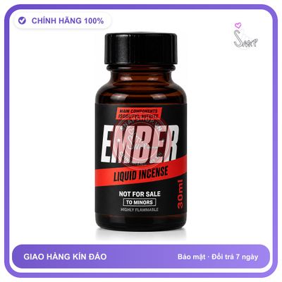Chai hít tăng khoái cảm kích thích Popper EMBER 30ml Chính hãng