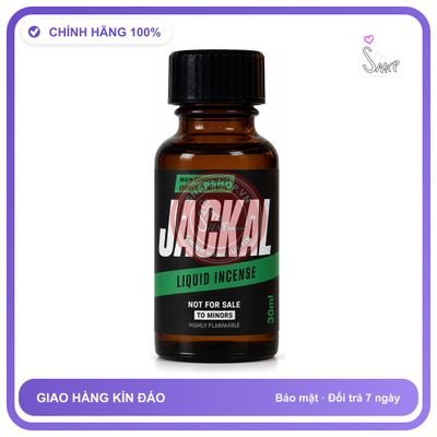Chai hít tăng khoái cảm kích thích Popper JACKAL 30ml Chính hãng