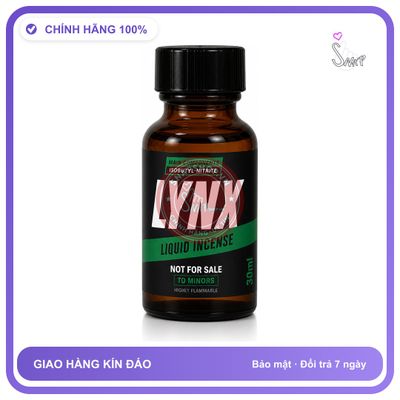Chai hít tăng khoái cảm kích thích Popper LYNX 30ml Chính hãng