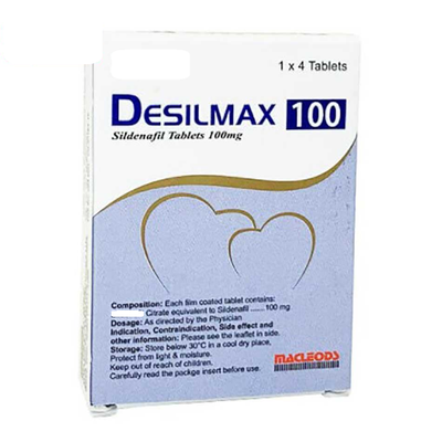 Viên uống hỗ trợ phái mạnh tăng bản lĩnh đàn ông Desikmax 100 hộp 4 viên