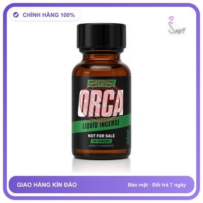 Chai hít tăng khoái cảm kích thích Popper ORCA 30ml Chính hãng