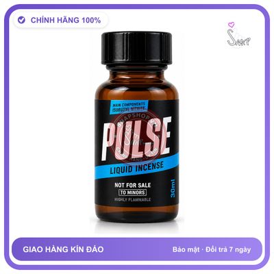 Chai hít tăng khoái cảm kích thích Popper PULSE 30ml Chính hãng