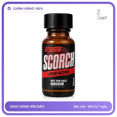 Chai hít tăng khoái cảm kích thích Popper SCORCH 30ml Chính hãng