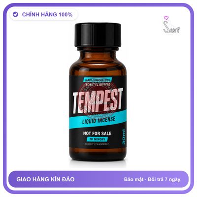 Chai hít tăng khoái cảm kích thích Popper TEMPEST 30ml Chính hãng