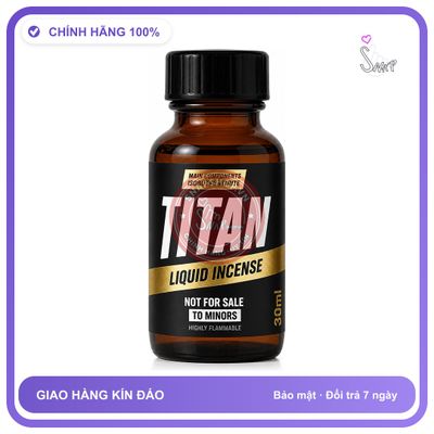 Chai hít tăng khoái cảm kích thích Popper TITAN 30ml Chính hãng