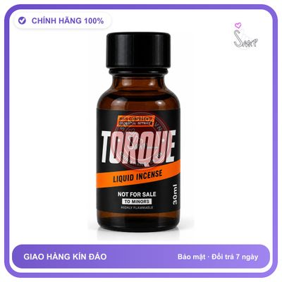 Chai hít tăng khoái cảm kích thích Popper TORQUE 30ml Chính hãng