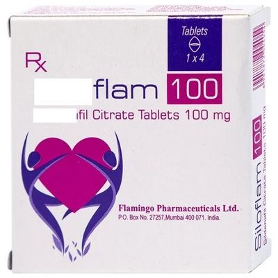 Viên uống hỗ trợ tăng cường sinh lý Si lo flam 100mg Vỉ 4 viên Chính hãng 2