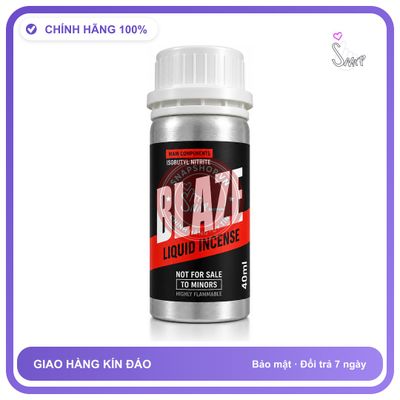 Chai hít tăng khoái cảm Popper Khô BLAZE 40ml Chính hãng