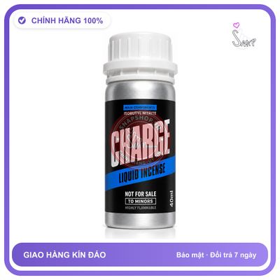 Chai hít tăng khoái cảm Popper Khô CHARGE 40ml Chính hãng