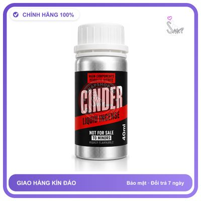 Chai hít tăng khoái cảm Popper Khô CINDER 40ml Chính hãng