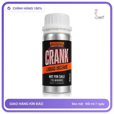 Chai hít tăng khoái cảm Popper Khô CRANK 40ml Chính hãng