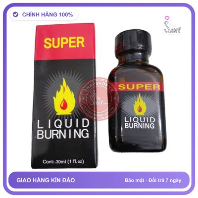 (Che Tên) Popper Super Liquid Burning 30ml Hỗ Trợ 24/7