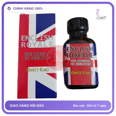 (Che Tên) Popper English Royale 30ml Chuẩn Auth