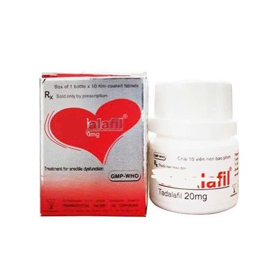 Viên uống hỗ trợ phái mạnh tăng bản lĩnh đàn ông Tadalaafil 20mg (DP 150) hộp 1 lọ x 10 viên