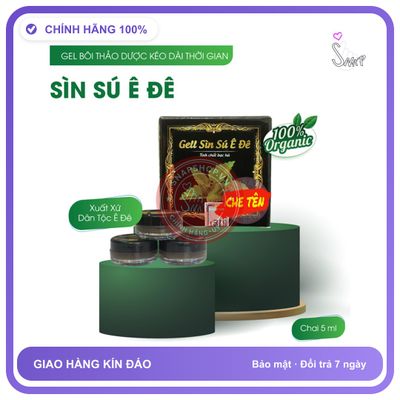 Bôi Sìn Sú Ê Đê Kéo Dài Thời Gian Quan Hệ Lâu Ra cho Nam - Gel Hàng Nhập Khẩu