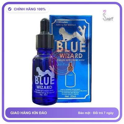 Blue Wizard - Nước Hỗ Trợ Cảm Giác Tình Yêu Dành Cho Nữ Chính Hãng