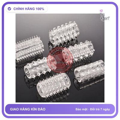 Đôn Khúc Silicone Hộp 6 Cái Tăng Kích Thước, Gia Tăng cảm giác Cực Đỉnh! - Bao Cao Su Giao Kín Đáo