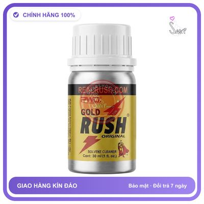 PWD Gold Rush Original 30ml - Chai Hít Popper Khô Tăng Khoái Cảm Hàng Mỹ Giao Kín Đáo