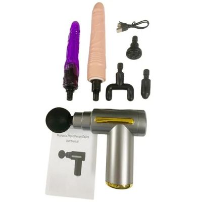 Súng Massage Đa Năng Gắn Đầu Dương Vật Giả – 6 Cấp Độ Thụt