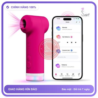 (Che Tên) Lovense Fizz – Máy Hút Âm Vật TwinAir Kết Hợp Gõ Nhịp PulseSense Hỗ Trợ 24/7
