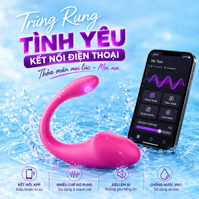 Trứng rung nòng nọc kết nối điện thoại