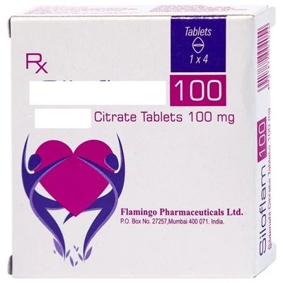 Viên uống hỗ trợ tăng cường sinh lý Si lo Flam 100mg – Hộp 1 vỉ 4 viên Chính hãng 