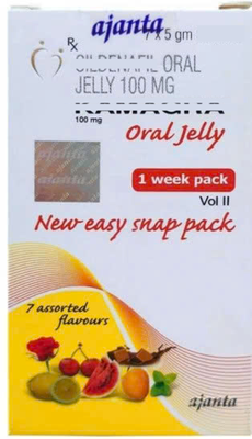 Thạch Hỗ Trợ Cải Thiện Độ Cương & Duy Trì Phong Độ  Kamaga 100mg Oral Jelly VOL II 7 gói