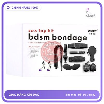 (Che Tên) Bộ dụng cụ bdsm 10 món cao cấp Cao Cấp Bảo Đảm