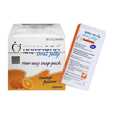 Thạch uống Trái Cây Kama Oral Jelly 100mg 7 gói cho nam giới