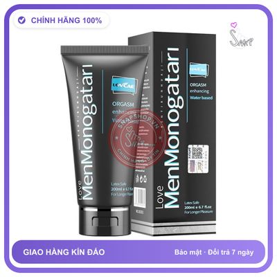 (Che Tên) Gel bôi trơn hậu môn Love MenMonogatari 200ml Chuẩn Auth