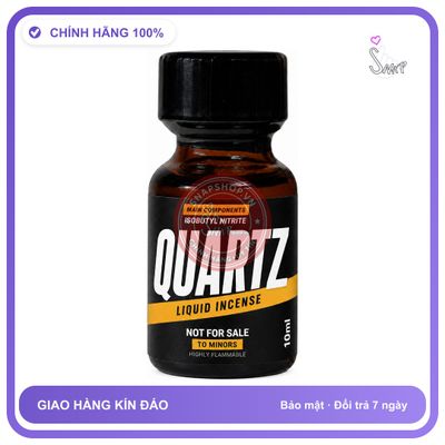 Chai hít tăng khoái cảm kích thích Popper QUARTZ 10ml Chính hãng