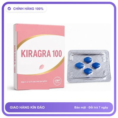 Viên uống hỗ trợ kéo dài cho nam thảo dược KIRAGRA 4 Viên Chính hãng