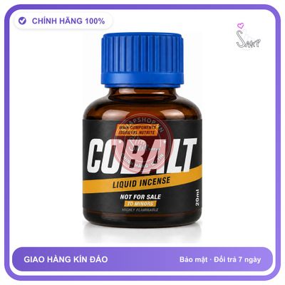 Chai hít tăng khoái cảm kích thích Popper COBALT 20ml Chính hãng