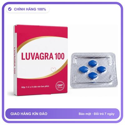 Viên uống hỗ trợ kéo dài cho nam thảo dược LUVAGRA 4 Viên Chính hãng
