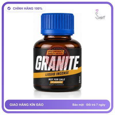 Chai hít tăng khoái cảm kích thích Popper GRANITE 20ml Chính hãng